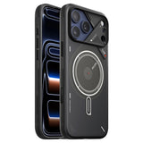 iPhone 17 Pro Max AULUMU Selvlysende Fleksibelt Plastik Mobilcover - MagSafe Kompatibel - Sort
