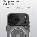 iPhone 17 Pro AULUMU Selvlysende Fleksibelt Plastik Mobilcover - MagSafe Kompatibel - Sort