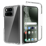 Google Pixel 11 Pro Fold EIDERWOOD Hybrid Plast Bagside Cover - Gennemsigtig