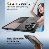 Samsung Galaxy Z Fold8 Mat Fleksibelt Plast Bagside Cover - MagSafe Kompatibel - Sort