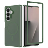 Samsung Galaxy Z Fold8 Mat Fleksibelt Plast Bagside Cover - MagSafe Kompatibel - Grøn