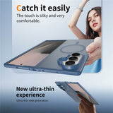 Samsung Galaxy Z Fold8 Mat Fleksibelt Plast Bagside Cover - MagSafe Kompatibel - Blå