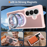 Samsung Galaxy Z Fold8 Mat Fleksibelt Plast Bagside Cover - MagSafe Kompatibel - Lyserød