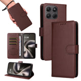 Motorola Moto G47 / G37 EIDERWOOD Flip Cover (RFID Blokering) - Brun