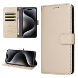 Motorola Edge 70 Pro EIDERWOOD Kunstlæder Flip Cover m. Strop & Ståfunktion - Beige