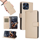 Motorola Edge 70 Pro EIDERWOOD Kunstlæder Flip Cover m. Strop & Ståfunktion - Beige