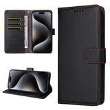 Motorola Edge 70 Pro EIDERWOOD Kunstlæder Flip Cover m. Strop & Ståfunktion - Sort