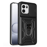 EIDERWOOD OnePlus Nord CE6 Hybrid Håndværker Mobil Cover m. Kickstand & Cam Slider - Sort
