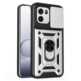 EIDERWOOD OnePlus Nord CE6 Hybrid Håndværker Mobil Cover m. Kickstand & Cam Slider - Sølv
