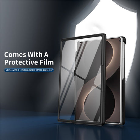 Samsung Galaxy Z Fold8 EIDERWOOD Mobilcover m. Skærmbeskyttelse & Ståfunktion - Sort