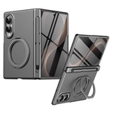 Samsung Galaxy Z Fold8 EIDERWOOD Mobilcover m. Skærmbeskyttelse & Ståfunktion - Grå