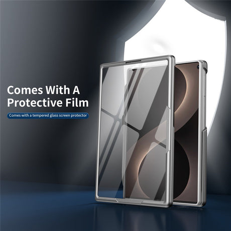 Samsung Galaxy Z Fold8 EIDERWOOD Mobilcover m. Skærmbeskyttelse & Ståfunktion - Grå