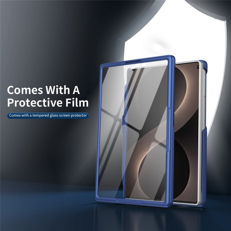 Samsung Galaxy Z Fold8 EIDERWOOD Mobilcover m. Skærmbeskyttelse & Ståfunktion - Blå
