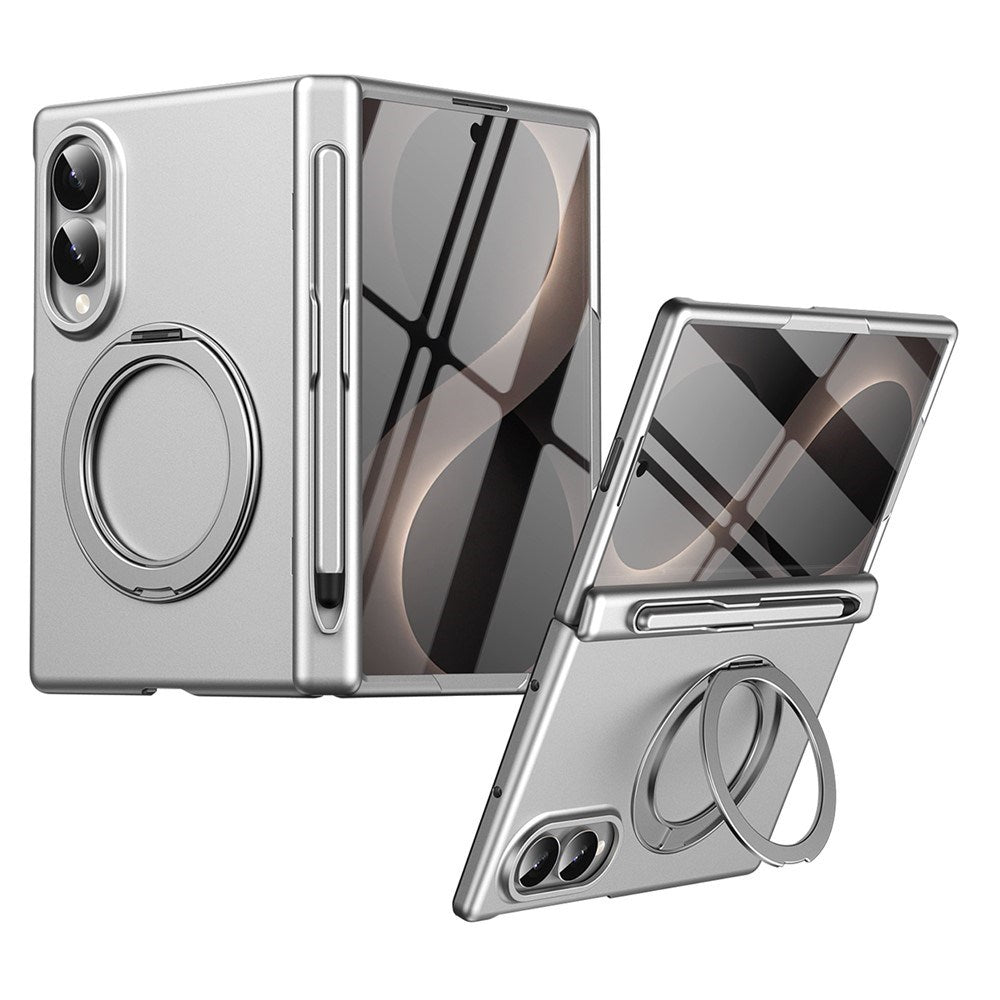 Samsung Galaxy Z Fold8 EIDERWOOD Mobilcover m. Skærmbeskyttelse & Ståfunktion - Sølv