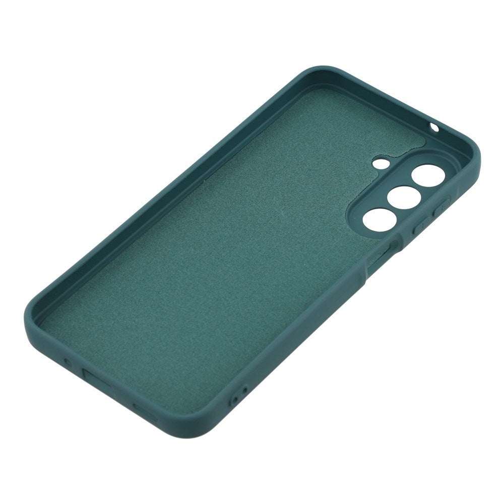 Samsung Galaxy A27 EIDERWOOD Foret Fleksibelt Plast Bagside Cover - Mørkegrøn