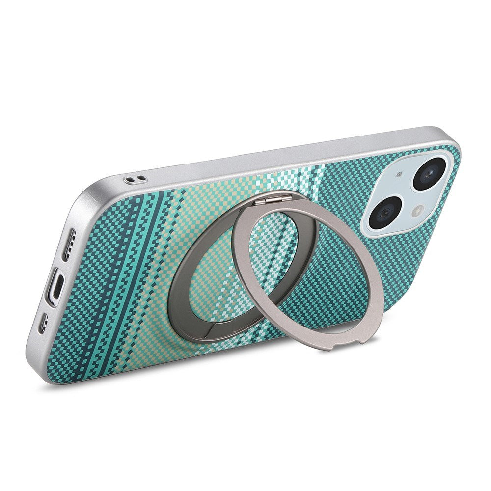 iPhone 14 / 13 EIDEROWOD Hybrid Plast Gradient Bagside Cover - MagSafe Kompatibel - Grøn