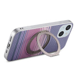 iPhone 14 / 13 EIDEROWOD Hybrid Plast Gradient Bagside Cover - MagSafe Kompatibel - Lilla