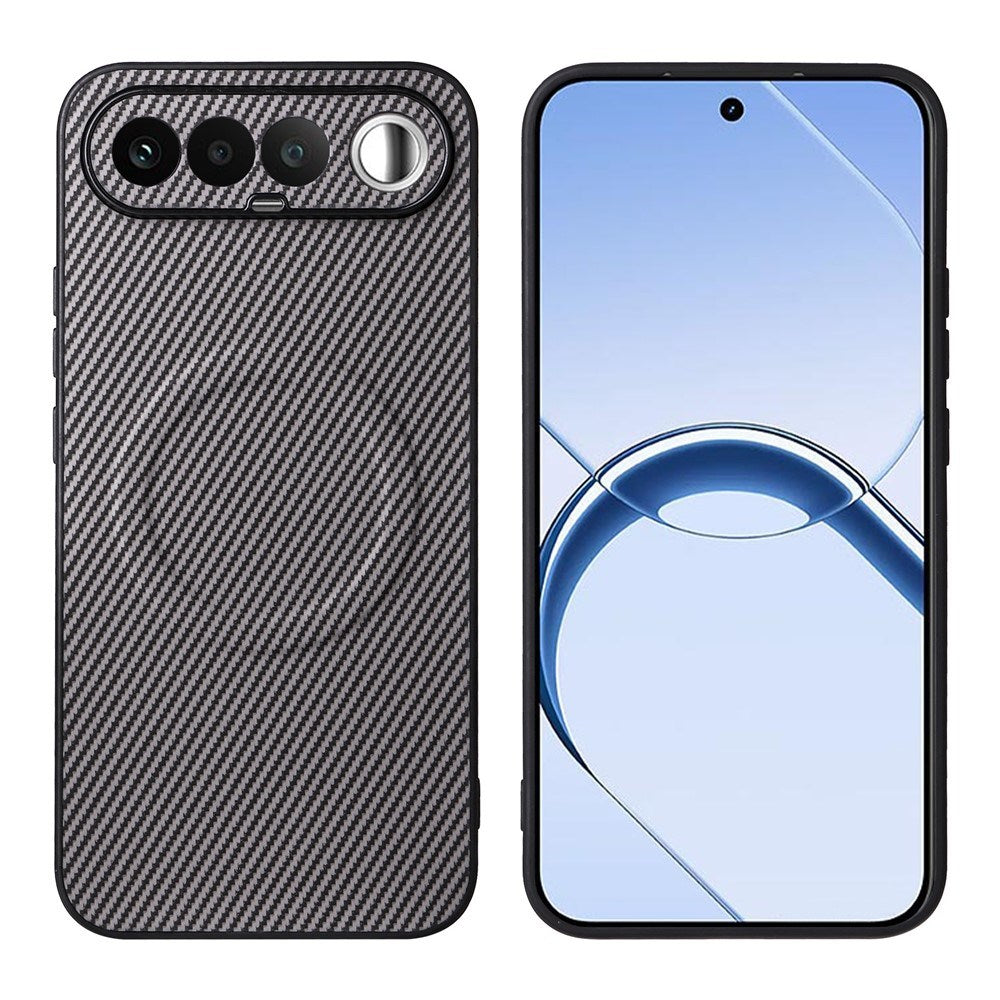 Realme 16 EIDERWOOD Hybrid Carbon Bagside Cover - MagSafe Kompatibel - Grå