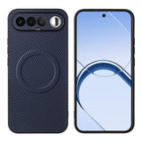 Realme 16 EIDERWOOD Hybrid Carbon Bagside Cover - MagSafe Kompatibel - Blå