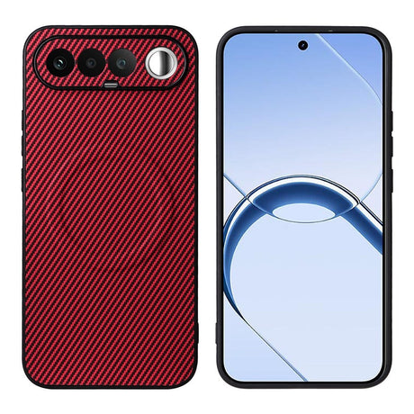 Realme 16 EIDERWOOD Hybrid Carbon Bagside Cover - MagSafe Kompatibel - Rød