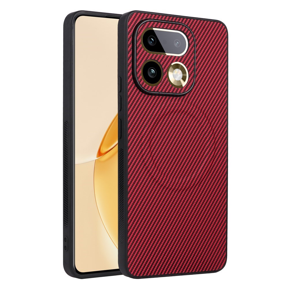 Realme 16 Pro EIDERWOOD Hybrid Carbon Bagside Cover - MagSafe Kompatibel - Rød