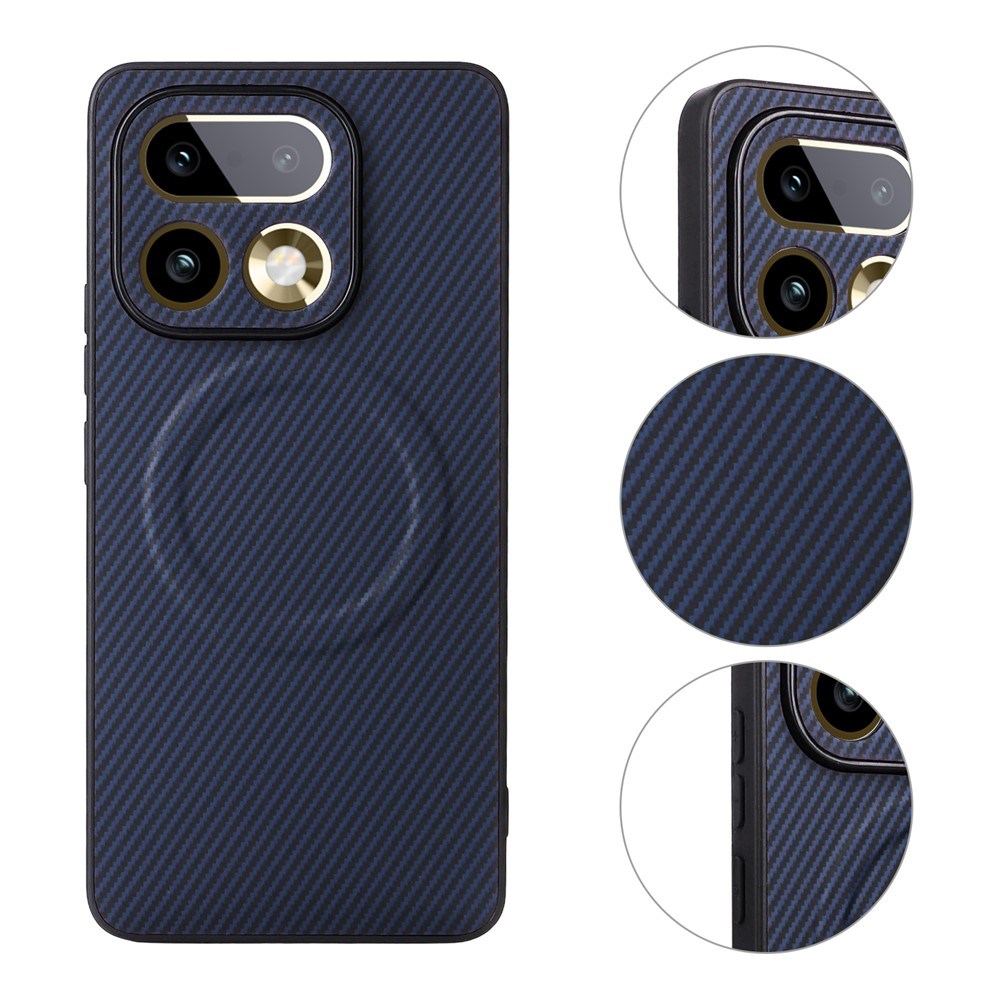 Realme 16 Pro EIDERWOOD Hybrid Carbon Bagside Cover - MagSafe Kompatibel - Blå
