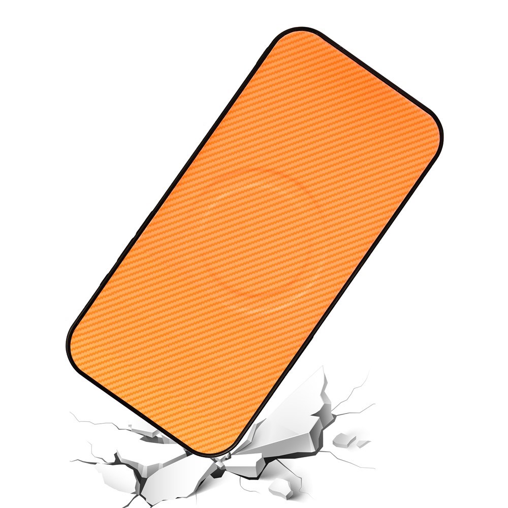 Realme 16 Pro+ EIDERWOOD Hybrid Carbon Bagside Cover - MagSafe Kompatibel - Orange