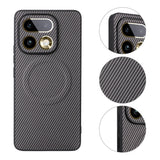 Realme 16 Pro+ EIDERWOOD Hybrid Carbon Bagside Cover - MagSafe Kompatibel - Grå