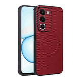 Realme C100 EIDERWOOD Hybrid Carbon Bagside Cover - MagSafe Kompatibel - Rød