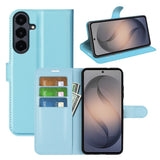 Samsung Galaxy S26 FE EIDERWOOD Kunstlæder Flipcover - Kortholder & Ståfunktion - Blå