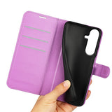 Samsung Galaxy S26 FE EIDERWOOD Kunstlæder Flipcover - Kortholder & Ståfunktion - Lilla