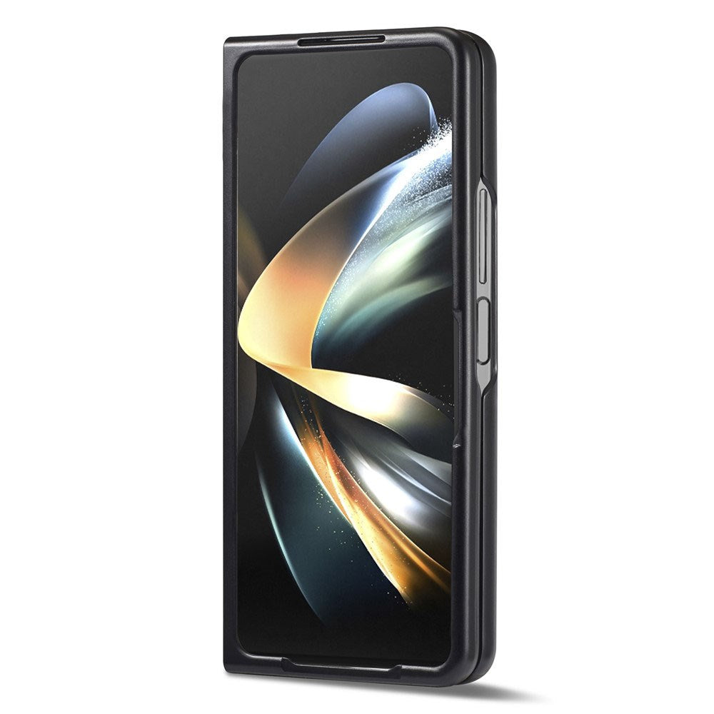 Samsung Galaxy Z Fold8 Ultra LC.IMEEKE Kunstlæder Mobilcover m. Carbon Fiber - Sort