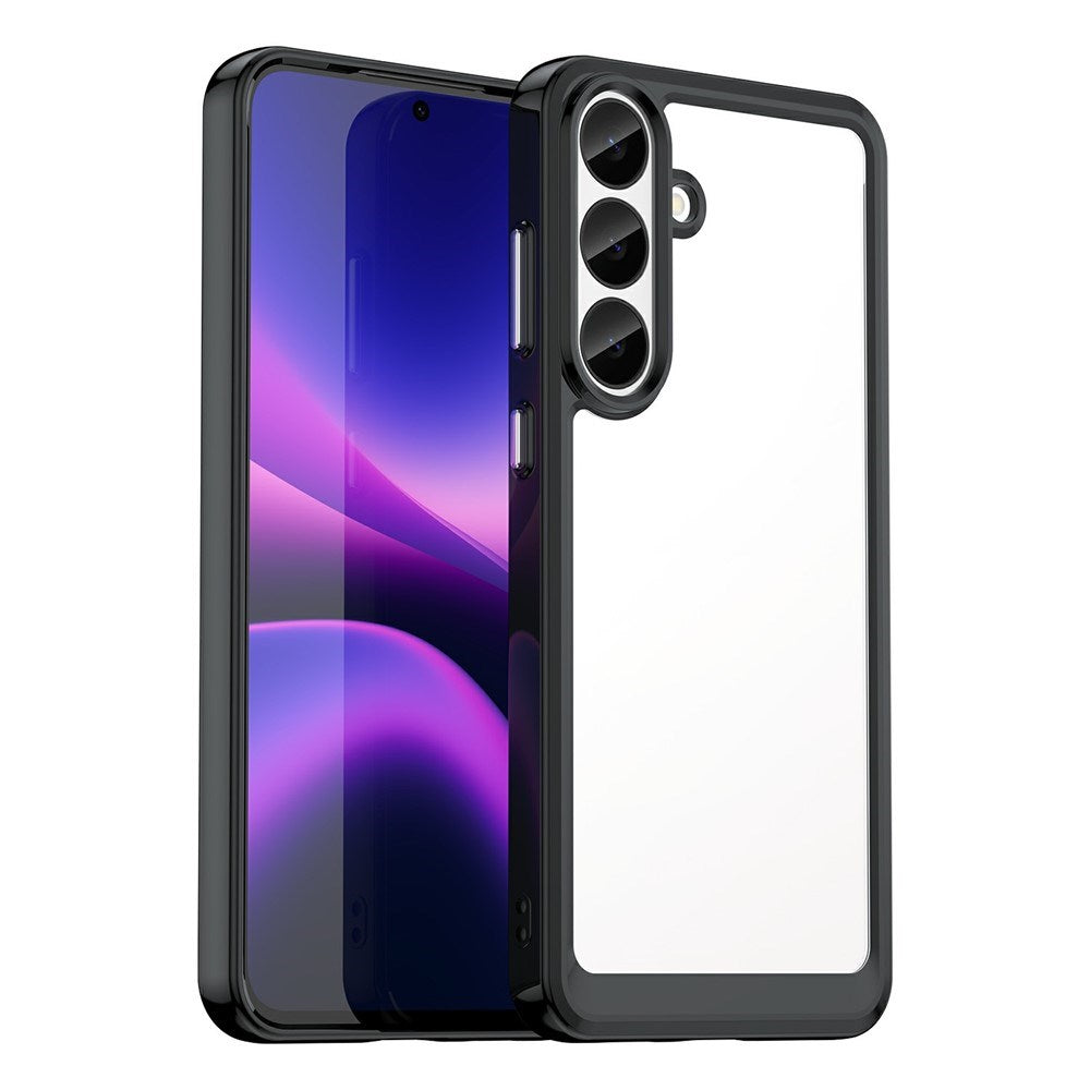 Samsung Galaxy S26 FE EIDERWOOD Hybrid Cover - Gennemsigtig / Sort