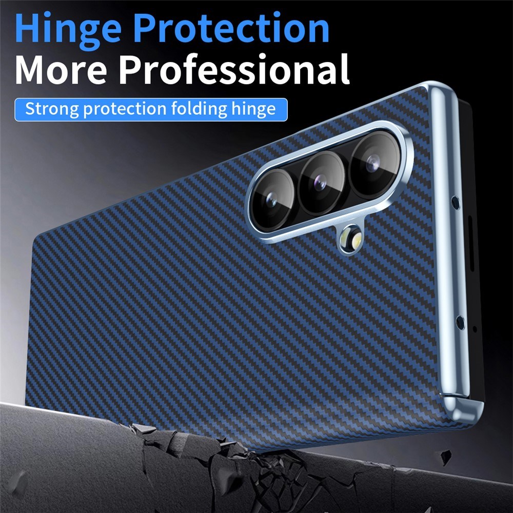Samsung Galaxy Z Fold8 Ultra EIDERWOOD Carbon Fiber Cover - Blå