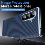 Samsung Galaxy Z Fold8 Ultra EIDERWOOD Carbon Fiber Cover - Blå