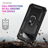 Google Pixel 11 / 11 Pro EIDERWOOD Håndværker Mobil Cover m. 360 Roterbar Kickstand - Sort