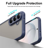 Samsung Galaxy S26 FE EIDERWOOD Mat Hybrid Mobilcover - Mørkeblå