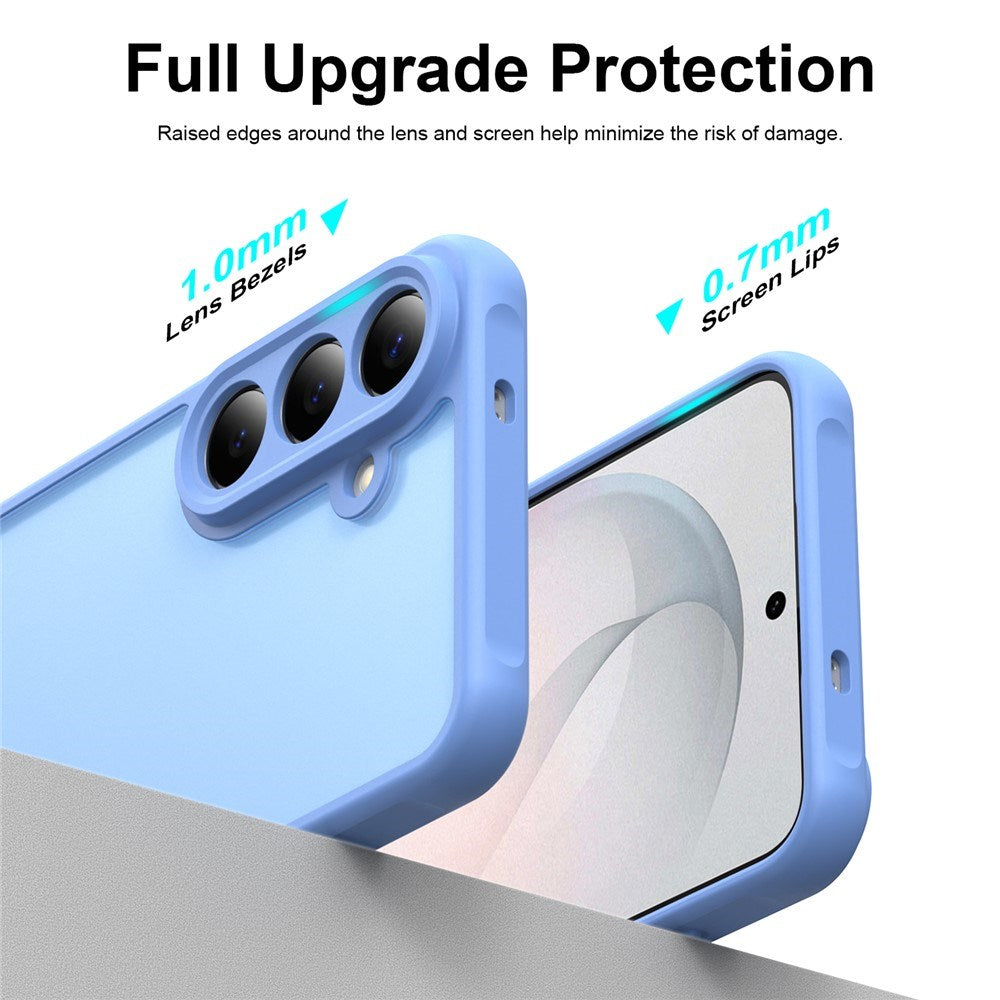 Samsung Galaxy S26 FE EIDERWOOD Mat Hybrid Mobilcover - Lyseblå