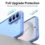 Samsung Galaxy S26 FE EIDERWOOD Mat Hybrid Mobilcover - Lyseblå