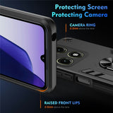 Motorola Edge 70 Pro EIDERWOOD Hybrid Håndværker Bagside Cover m. Kickstand - Sort