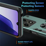 Motorola Edge 70 Pro EIDERWOOD Hybrid Håndværker Bagside Cover m. Kickstand - Grøn