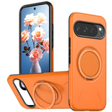 Google Pixel 11 / 11 Pro EIDERWOOD Hybrid Plast Bagside Cover m. Roterende Kickstand - MagSafe Kompatibel - Orange