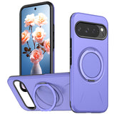 Google Pixel 11 / 11 Pro EIDERWOOD Hybrid Plast Bagside Cover m. Roterende Kickstand - MagSafe Kompatibel - Lilla