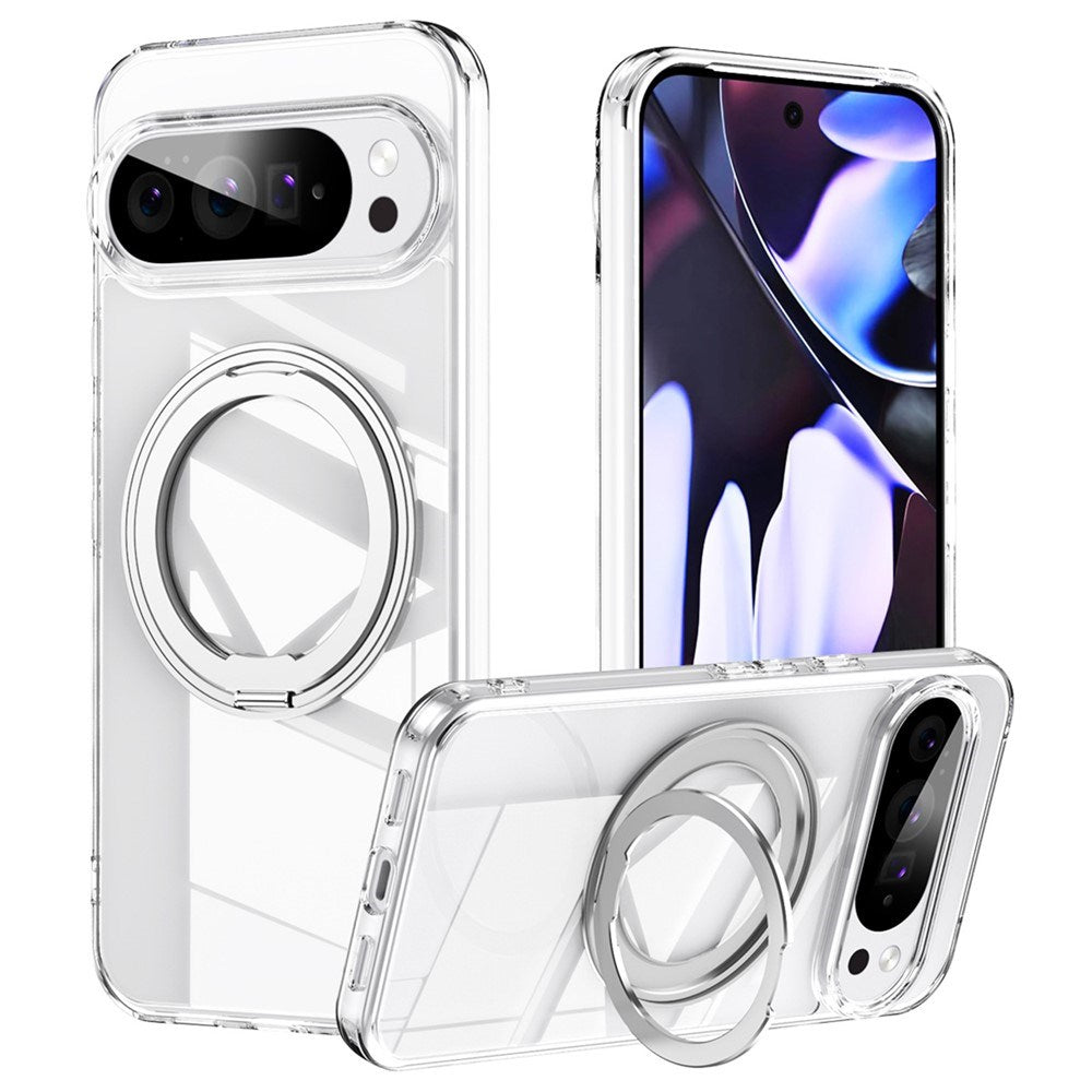 Google Pixel 11 Pro XL EIDERWOOD Hybrid Mobilcover m. Ståfunktion - Sølv