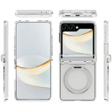 Samsung Galaxy Z Flip8 EIDERWOOD Hybrid Mobilcover m. Roterbar Kickstand - Gennemsigtig