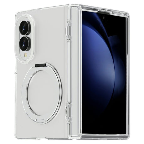 Samsung Galaxy Z Fold8 EIDERWOOD Hybrid Mobilcover m. Roterbar Kickstand - Gennemsigtig