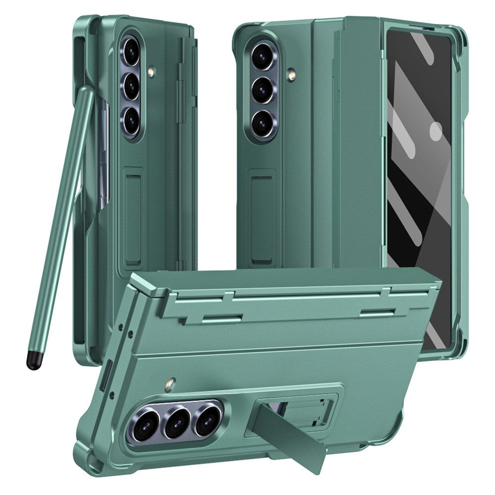 Samsung Galaxy Z Fold8 Ultra EIDERWOOD Robust Mobilcover m. Ståfunktion & Skærmbeskyttelse - Grøn