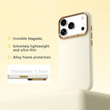 ABEEL iPhone 18 Pro / 17 Pro Hårdt Soft-Touch Plast Bagside Cover - MagSafe Kompatibel - Gul