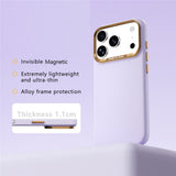 ABEEL iPhone 18 Pro / 17 Pro Hårdt Soft-Touch Plast Bagside Cover - MagSafe Kompatibel - Lilla