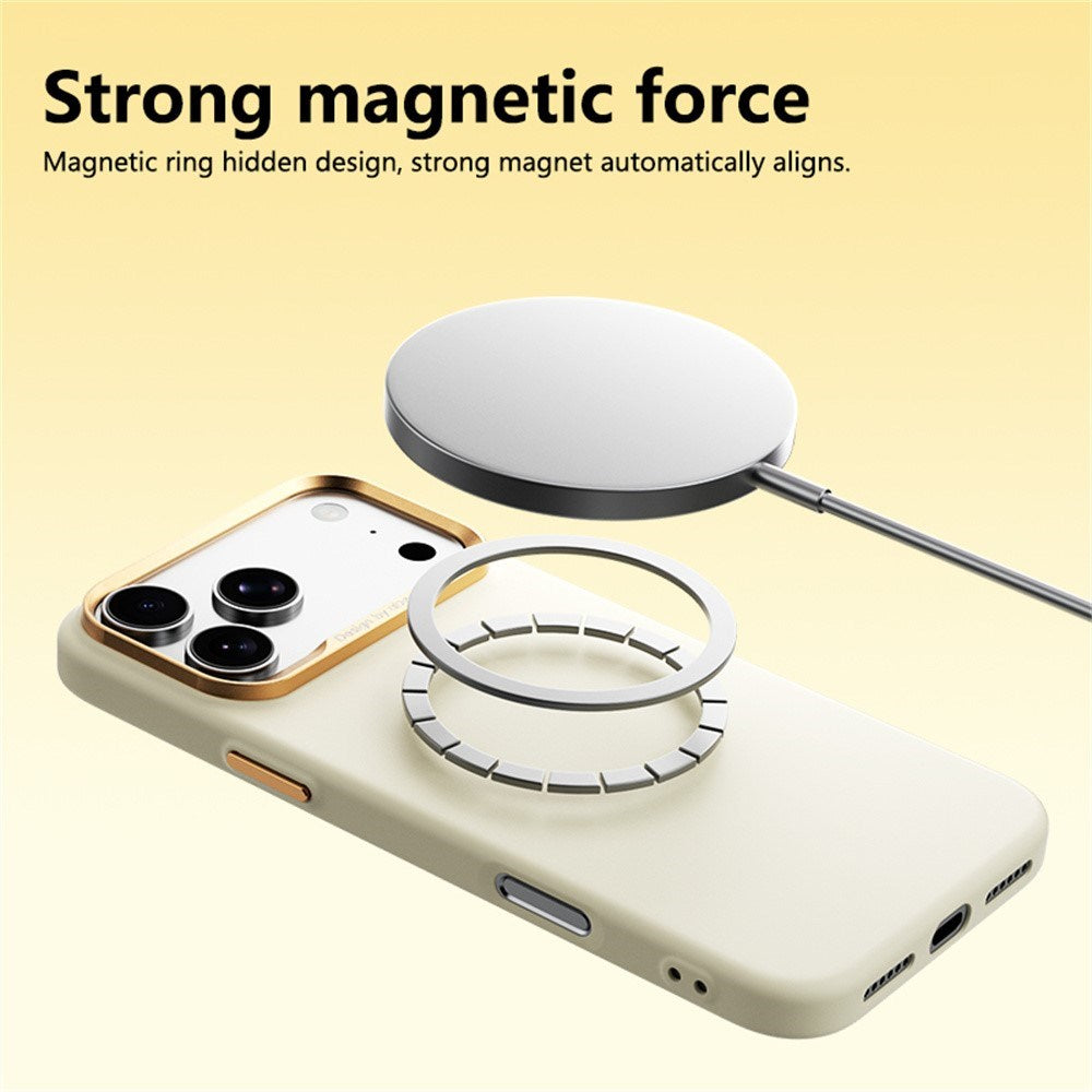 ABEEL iPhone 18 Pro / 17 Pro Hårdt Soft-Touch Plast Bagside Cover - MagSafe Kompatibel - Mørkeblå
